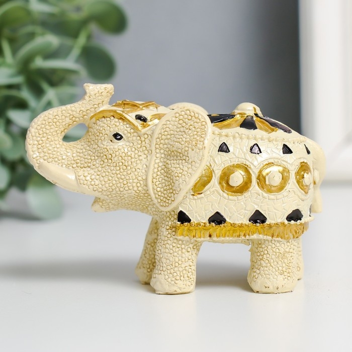 Сувенир полистоун Сувенир полистоун "Песочные слоны" набор 7 шт h=3,5; 4; 4,5; 5; 6 см