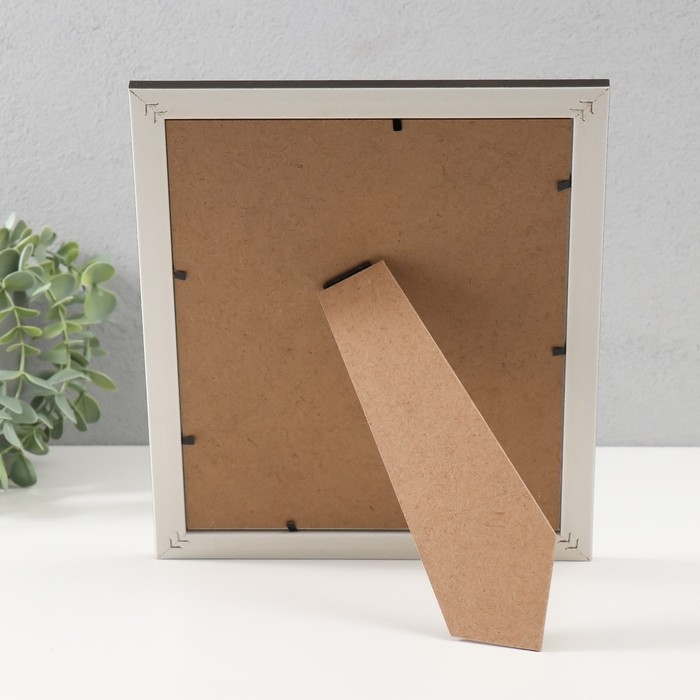 Фоторамка пластик 20х25 см Фоторамка пластик 20х25 см "Кракелюр. Чёрное на белом" 23,4х28,5 см