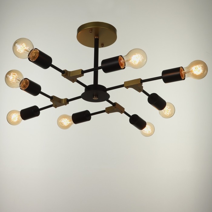 Люстра 2427// E27 40Вт черно-бронзовый 61х61х25,5 см BayerLux