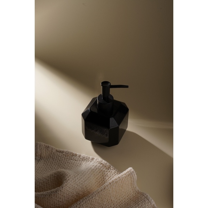 Дозатор для жидкого мыла SL Home «Артемида», 380 мл, цвет черный Дозатор для жидкого мыла SL Home «Артемида», 380 мл, цвет черный