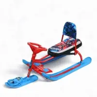 Снегокат «Трансформер», со спинкой, красный, синий, ТС4-1/ТР Snow Cat