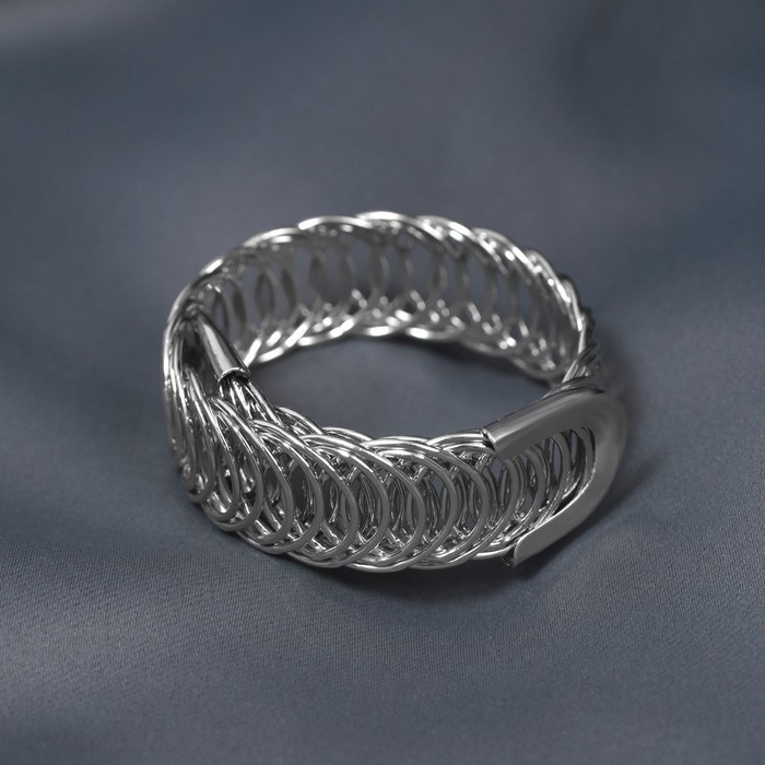 Подхват для штор «Кольцо», 2 × 23 см, цвет серебряный Подхват для штор «Кольцо», 2 × 23 см, цвет серебряный