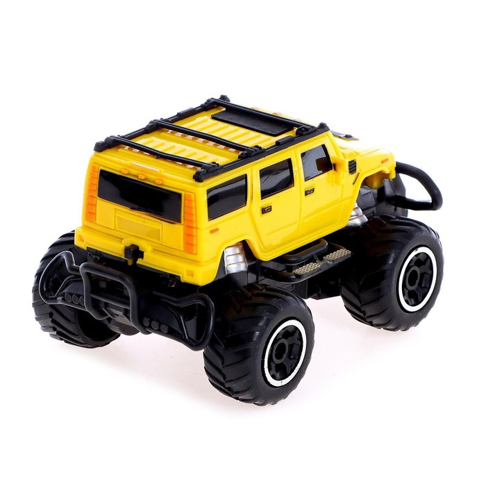 Джип радиоуправляемый «Хамер», работает от батареек, цвет жёлтый Джип радиоуправляемый «Хамер», работает от батареек, цвет жёлтый
