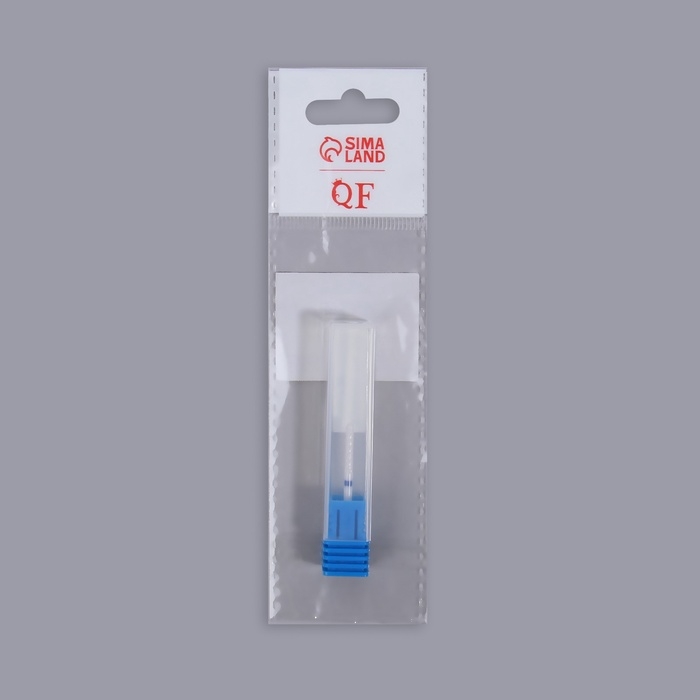 Фреза керамическая для маникюра «Тонкая», средняя нарезка, 2,3 × 14 мм, в пластиковом футляре, цвет белый Фреза керамическая для маникюра «Тонкая», средняя нарезка, 2,3 × 14 мм, в пластиковом футляре, цвет белый