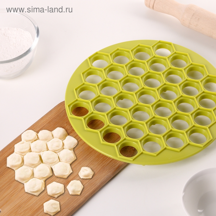 Пельменница, 37 ячеек, d=24.5 см, цвет МИКС Пельменница, 37 ячеек, d=24.5 см, цвет МИКС