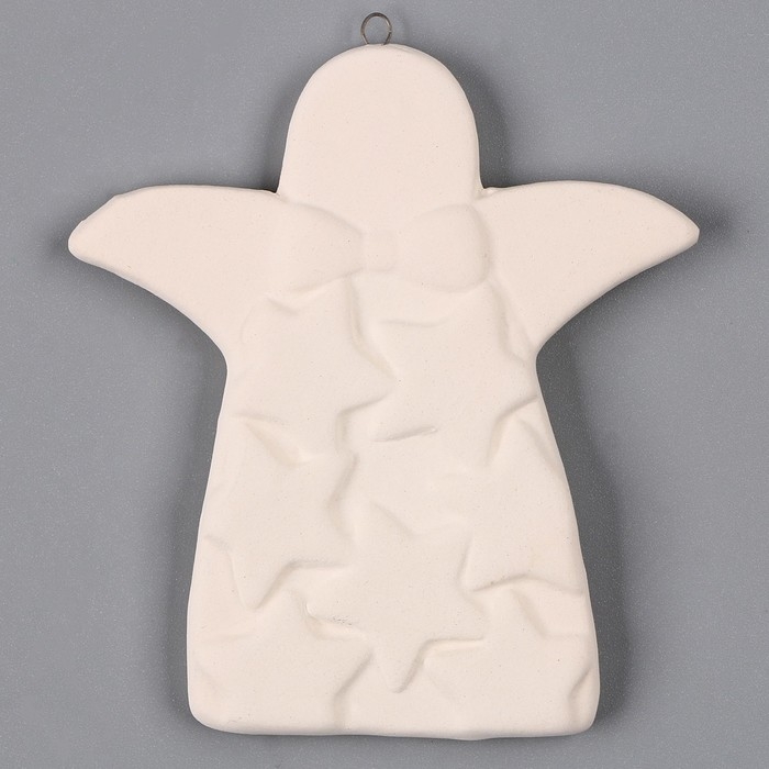 Новый год! Ёлочное украшение под раскраску «Ангел со звездами», с подвесом