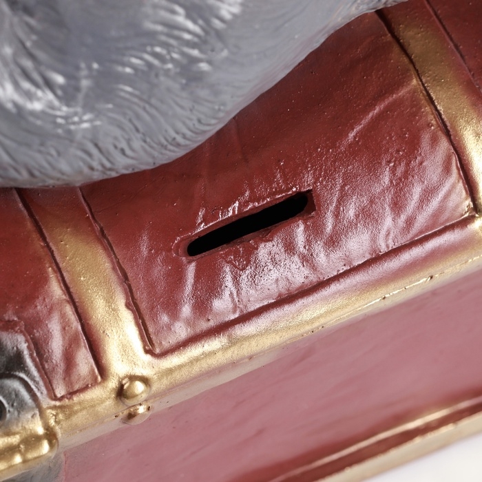 Копилка Копилка "Кот на сундуке" 23х13х22см, цветной