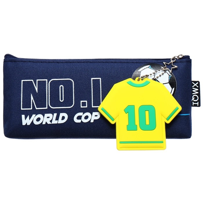 Пенал школьный на молнии Пенал школьный на молнии "Футбол", микс