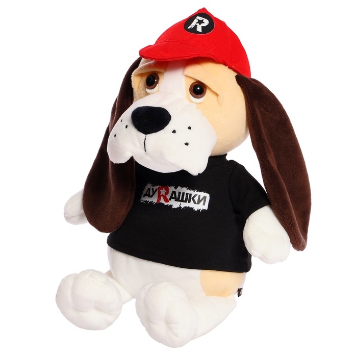 Мягкая игрушка «Бассет-Хаунд в бейсболке», 23 см Мягкая игрушка «Бассет-Хаунд в бейсболке», 23 см