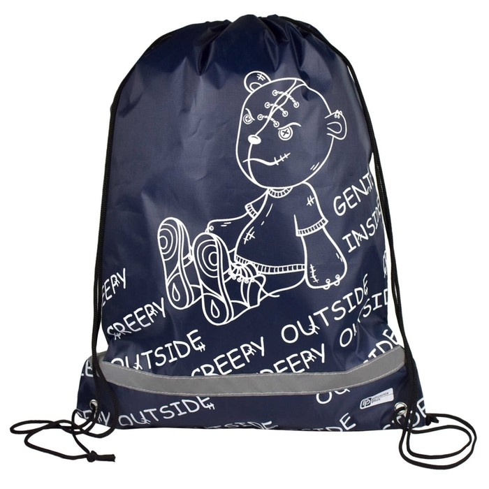 Мешок для обуви 480 х 360 мм, Феникс, шелкография,  Мешок для обуви 480 х 360 мм, Феникс, шелкография, "Мишка"