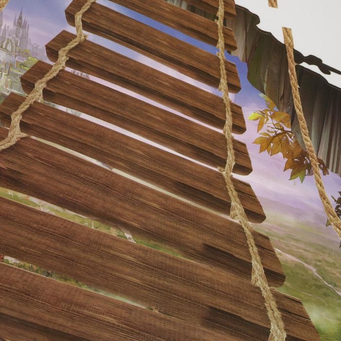 Наклейка 3Д интерьерная Мост 90*60см Наклейка 3Д интерьерная Мост 90*60см