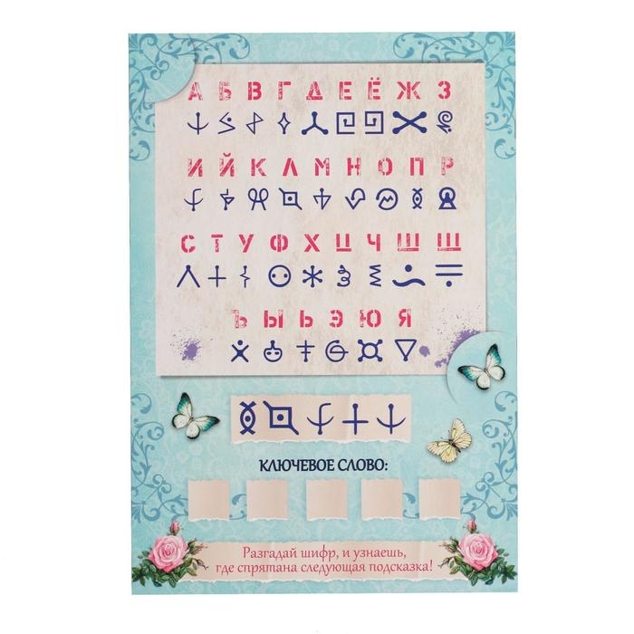 Квест-игра по поиску подарка «Самый лучший день» версия 1, 12 подсказок, письмо, 14+