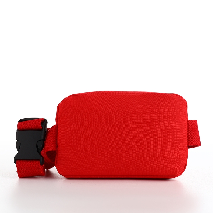 Сумка детская поясная на молнии, цвет красный Сумка детская поясная на молнии, цвет красный