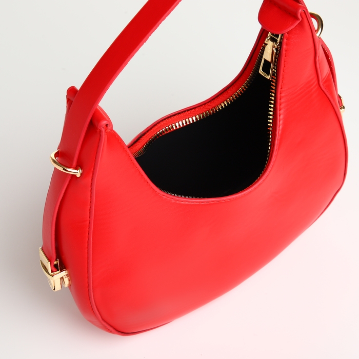 Сумка женская, 20,5*7*12, отд на молнии, регу ручка, красный Сумка женская, 20,5*7*12, отд на молнии, регу ручка, красный