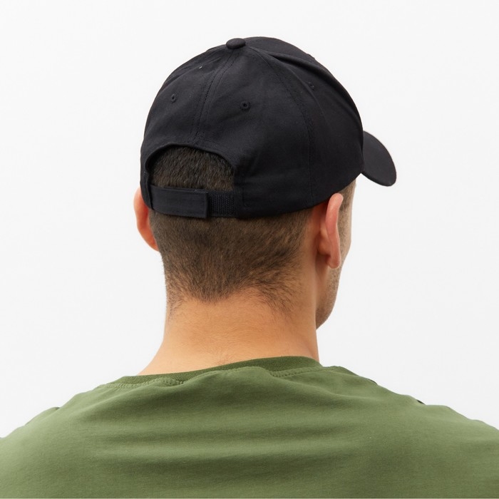 Кепка однотонная MINAKU цвет чёрный, р-р 58 Кепка однотонная MINAKU цвет чёрный, р-р 58