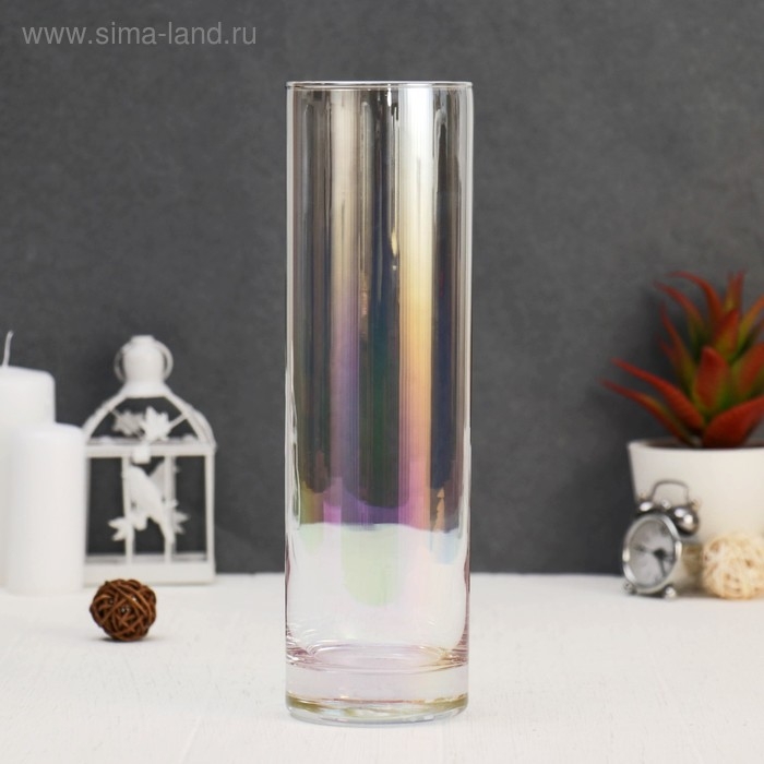 Ваза  Ваза "Радуга" h-26.5см, d-7.5см