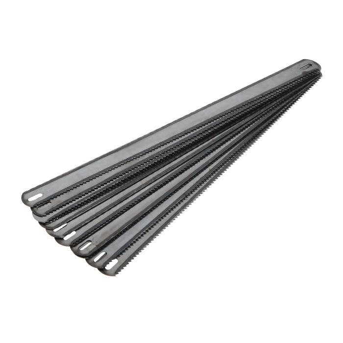 Полотна для ножовок по металлу ЛОМ, широкие двухстор., 24/8 TPI, кал. зуб, 300 мм, 12 шт. Полотна для ножовок по металлу ЛОМ, широкие двухстор., 24/8 TPI, кал. зуб, 300 мм, 12 шт.