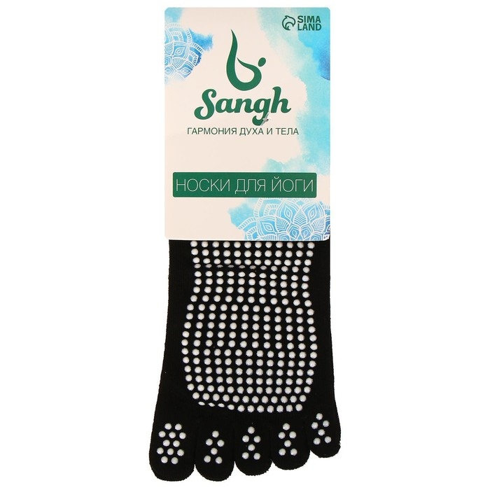 Носки для йоги Sangh, р. 36-38, цвета МИКС Носки для йоги Sangh, р. 36-38, цвета МИКС