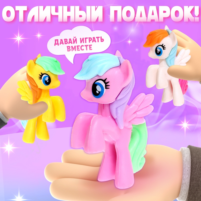 Игрушка пони «Ева», МИКС