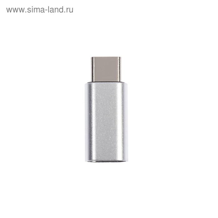 Переходник Luazon LE-017, с Lightning на Type-C, 1 шт, серебристый Переходник Luazon LE-017, с Lightning на Type-C, 1 шт, серебристый