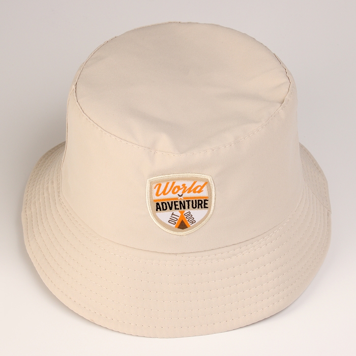 Панама детская для мальчика Adventure, цвет бежевый, р-р 54 Панама детская для мальчика Adventure, цвет бежевый, р-р 54