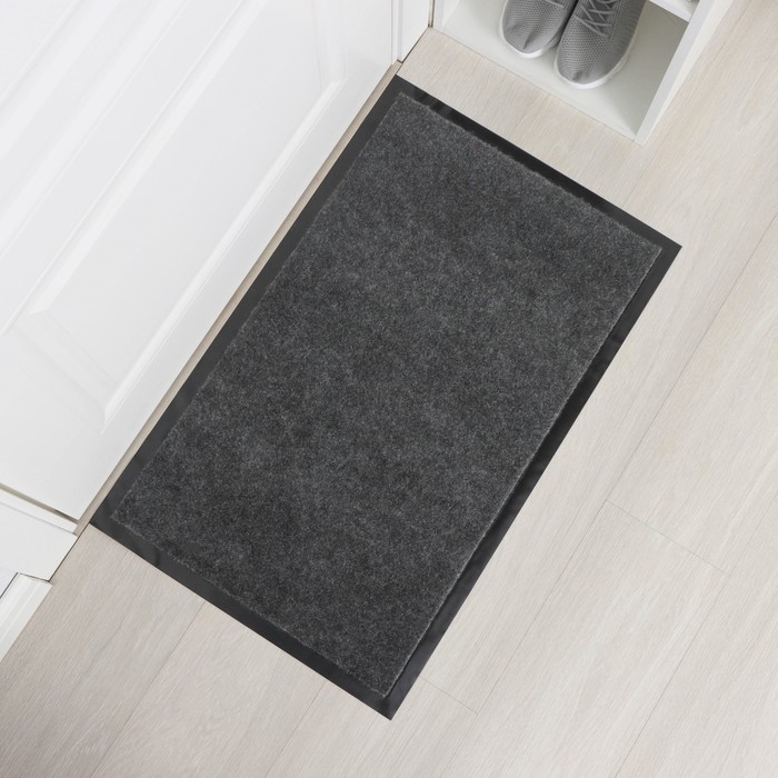 Коврик влаговпитывающий Tuff, 50×80 см, цвет серый Коврик влаговпитывающий Tuff, 50×80 см, цвет серый