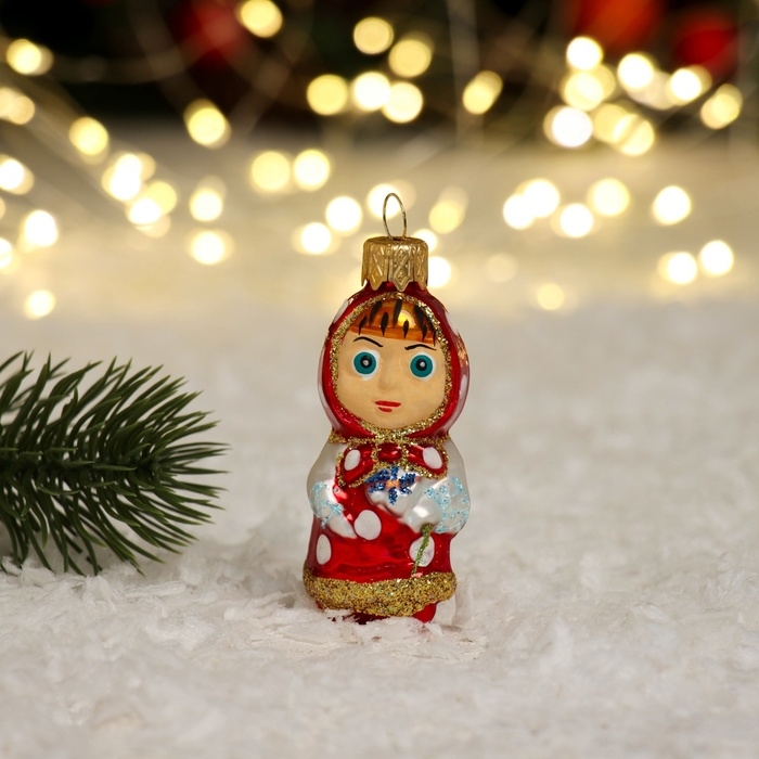 Ёлочное украшение Ёлочное украшение "Девочка" h-8 см