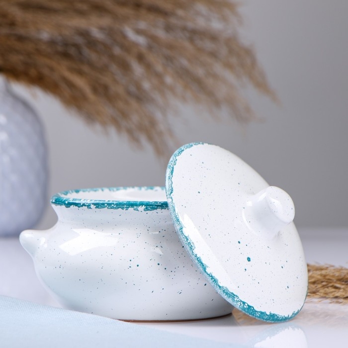 Горшок керамический для запекания "Лакомка" 0,5л / 13х9,5см, варадеро