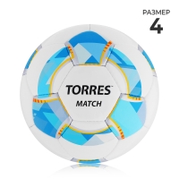 Футбольный мяч TORRES Match, F320024, ручная сшивка, 32 панели, р. 4, PU