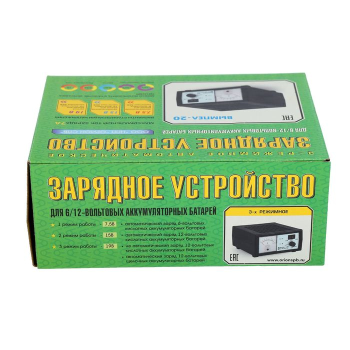Зарядное устройство АКБ  Зарядное устройство АКБ "Вымпел-20", 0.6-7 А, 6/12 В