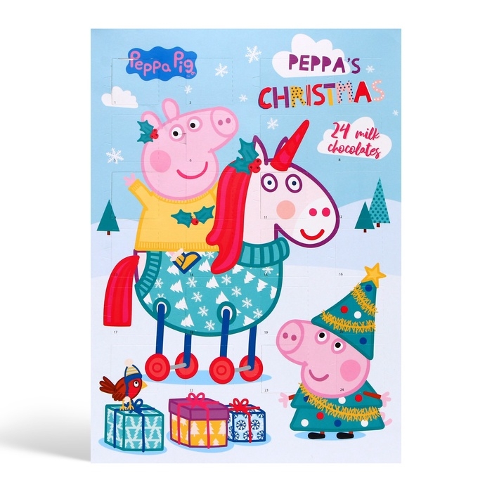Адвент календарь Адвент календарь "Свинка Пеппа", микс, 75 г