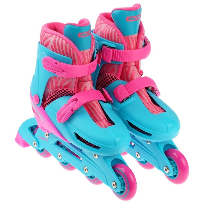 Роликовые коньки раздвижные ONLYTOP, р. 30-33, колёса PVC 64 мм Роликовые коньки раздвижные ONLYTOP, р. 30-33, колёса PVC 64 мм