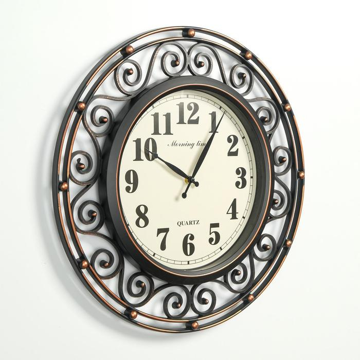 Часы настенные интерьерные большие Часы настенные интерьерные большие "Канна", d-49 см,