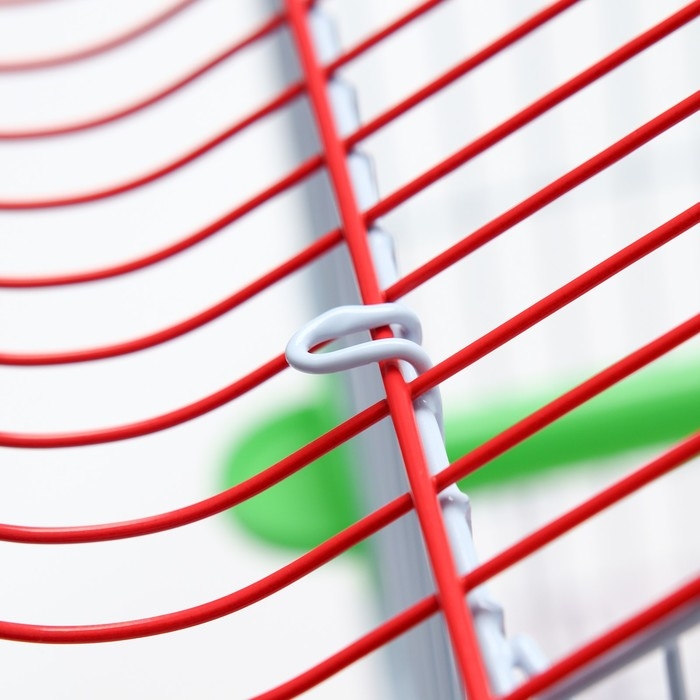 Клетка для птиц укомплектованная Bd-1/1d, 30 х 23 х 39 см, красная Клетка для птиц укомплектованная Bd-1/1d, 30 х 23 х 39 см, красная