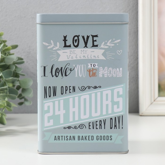 Шкатулка металл прямоугольная Шкатулка металл прямоугольная "Я люблю тебя до луны" 7,8х12,2х18,6 см