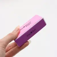 Баф для полировки ногтей, четырёхсторонний, 9&times;3.5&times;2.5 см, цвет МИКС