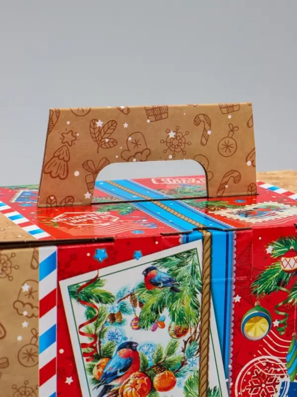 Коробка Новогодняя подарочная Коробка Новогодняя подарочная "Почта" 27 х 14,5 х 16 см