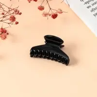 Крабик для волос «Маленькая классика», овал, 4 см, чёрный