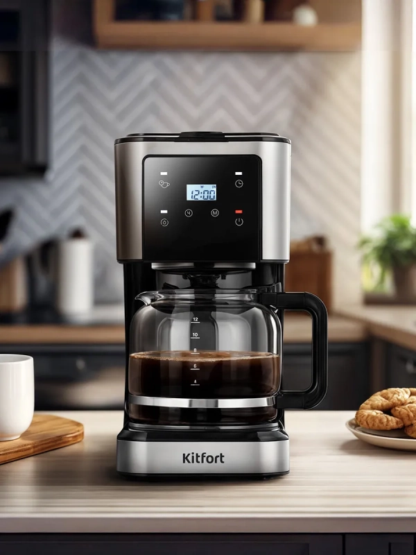 Кофеварка электрическая капельная КТ-7628 - 950 Вт Кофеварка электрическая капельная КТ-7628 - 950 Вт