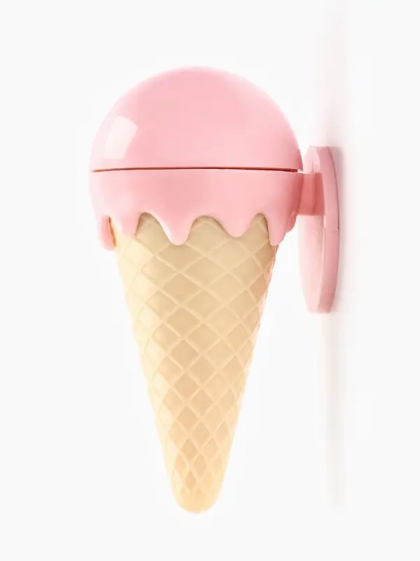 Игрушка для кошек из кошачьей мяты &laquo;Мороженое&raquo;, 5&times;4 с, на основании, розовая