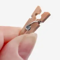 Прищепки для шитья, 2.5&times;0.8 см, 50 шт., бежевые