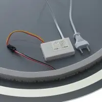 Зеркало интерьерное настенное, с подсветкой, с сенсорной кнопкой, 60&times;60 см