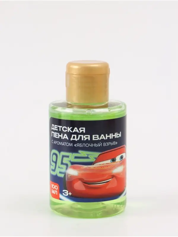Детская пена для ванны, аромат яблочный взрыв, 100 мл, Машинка Детская пена для ванны, аромат яблочный взрыв, 100 мл, Машинка