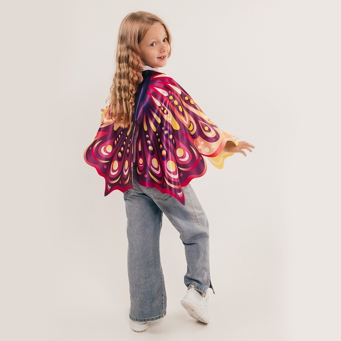 Карнавальные крылья на резинках «Прекрасная бабочка», 72 × 100 см Карнавальные крылья на резинках «Прекрасная бабочка», 72 × 100 см