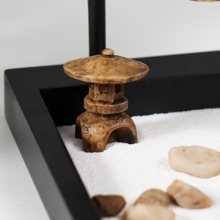 Сад Дзен  Сад Дзен "Колокол" песок+камни 15х14х13 см