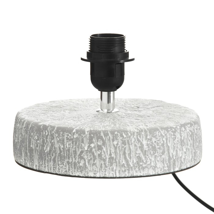 Основание для настольной лампы Основание для настольной лампы "Суше" E27 40Вт серый 26х26х23 см RISALUX