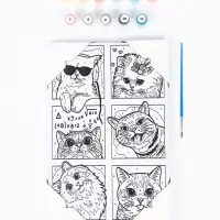 Картина по номерам &laquo;Смешные котики&raquo;, 20&times;30 см