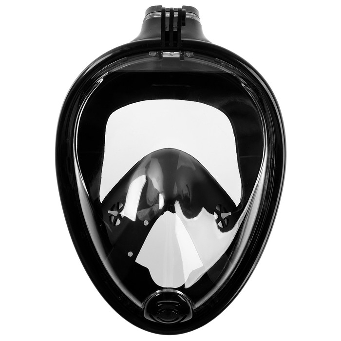Маска для снорклинга ONLITOP, р. L/XL, цвет чёрный