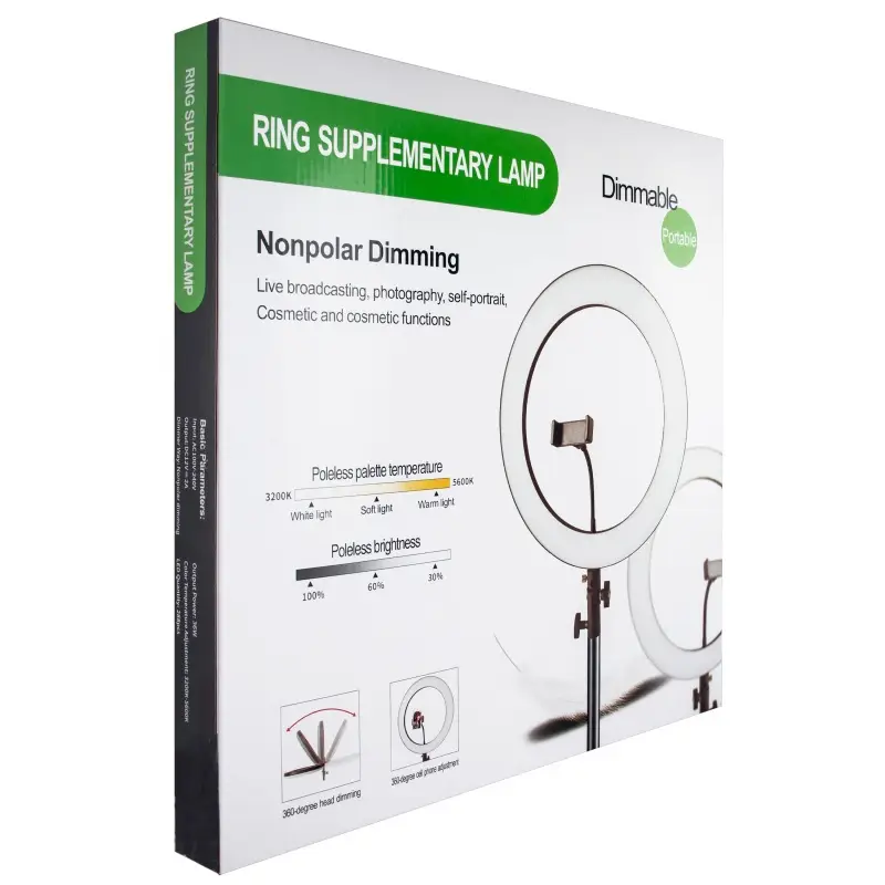 Селфи кольцо 36 см Dimmable