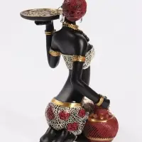 Фигурка - подсвечник &laquo;Африканка с подносом&raquo;, d=5.5 см